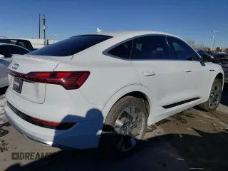 2021 Audi e-tron Sportback Premium Plus with VIN WA12AAGEXMB002128, listed as a Copart auction lot 88080725 with 59,426 mi miles and Salvage title. Bid and sale history available at DreamBid. Image 3.
