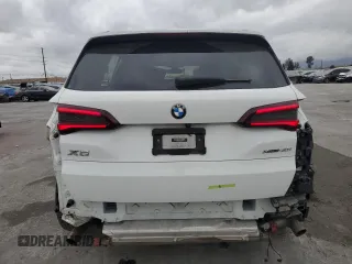 2023 BMW X5 xDrive40i with VIN 5UXCR6C02P9P07428, listed as a Copart auction lot 53520485 with 46,006 mi miles and Salvage title. Bid and sale history available at DreamBid. Image 6.