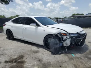 2022 Lexus ES 300h F Sport with VIN 58AGA1C15NU024210, listed as a Copart auction lot 60349895 with 134,663 mi miles and Salvage title. Bid and sale history available at DreamBid. Image 4.