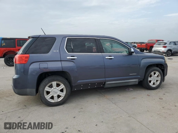 2014 GMC Terrain SLE with VIN 2GKFLVEKXE6133053, listed as a Copart auction lot 62890065 with 111,010 mi miles and Clean title. Bid and sale history available at DreamBid. Image 3.