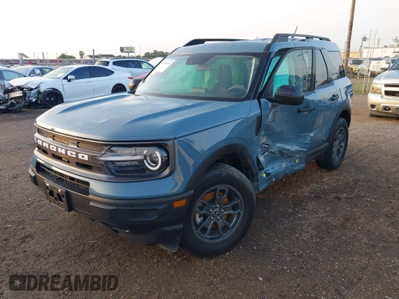 2023 Ford Bronco Sport Big Bend with VIN 3FMCR9B66PRE34292, listed as a IAAI auction lot 42494515 with 7,834 mi miles and . Bid and sale history available at DreamBid. Image 2.