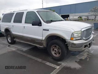 2002 Ford Excursion Limited z VIN 1FMNU43S22EC93142, wystawiony jako IAAI lot #41906673 z przebiegiem 163 072 mil mil oraz . Historia ofert i sprzedaży dostępna na DreamBid. Obrazek 1.