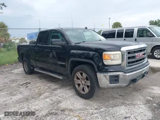2014 GMC Sierra 1500 SLE with VIN 1GTR1UEH5EZ171369, listed as a IAAI auction lot 41886473 with 255,582 mi miles. Bid and sale history available at carsss.com. Image 1.