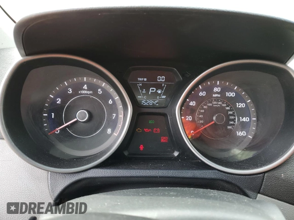 2014 Hyundai Elantra SE with VIN 5NPDH4AE7EH534358, listed as a Copart auction lot 53651345 with 152,845 mi miles and Salvage Title. Bid and sale history available at DreamBid. Image 9.