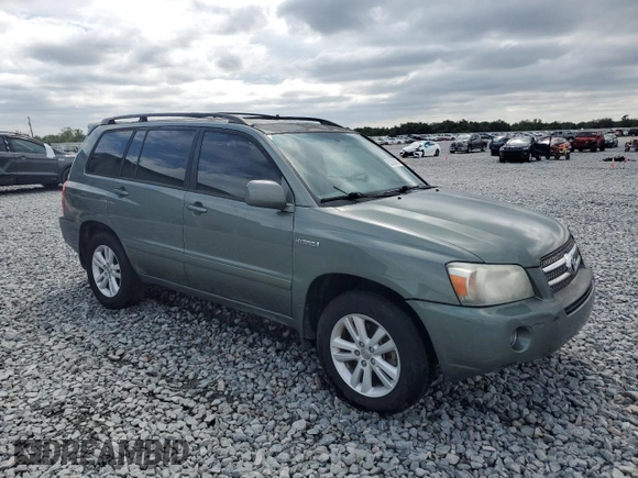 2007 Toyota Highlander Hybrid with VIN JTEGW21A070020481, listed as a Copart auction lot 52300115 with 295,059 mi miles and Salvage Title. Bid and sale history available at carsss.com. Image 4.