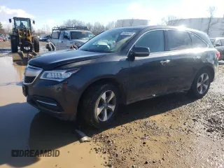 2016 Acura MDX with VIN 5FRYD4H25GB058054, listed as a Copart auction lot 40644373 with 91,886 mi miles. Bid and sale history available at carsss.com. Image 1.
