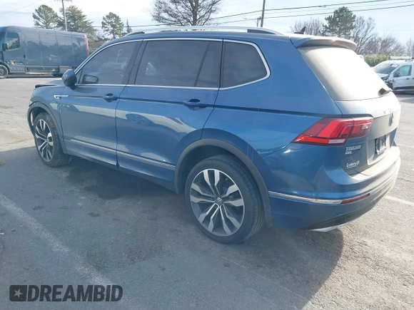 2018 Volkswagen Tiguan SEL Premium with VIN 3VV5B7AX0JM218427, listed as a IAAI auction lot 41188087 with 46,877 mi miles and . Bid and sale history available at DreamBid. Image 3.