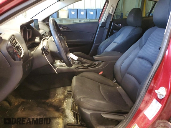 2015 Mazda 3 i Touring with VIN 3MZBM1V79FM127521, listed as a Copart auction lot 89337265 with 117,949 mi miles and Salvage Title. Bid and sale history available at DreamBid. Image 7.