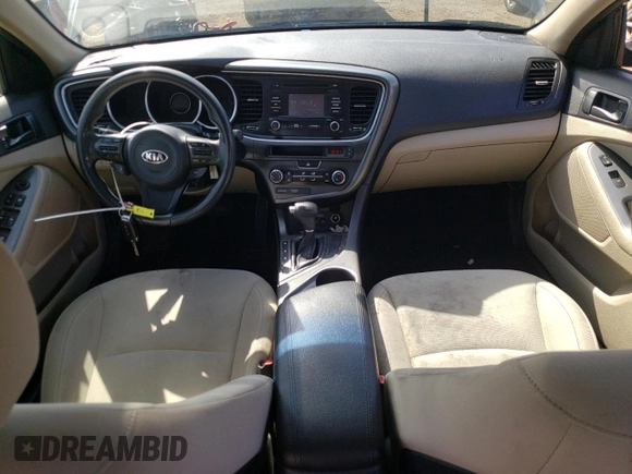 2014 Kia Optima LX with VIN 5XXGM4A79EG289052, listed as a Copart auction lot 54314545 with 208,620 mi miles and Salvage Title. Bid and sale history available at carsss.com. Image 8.