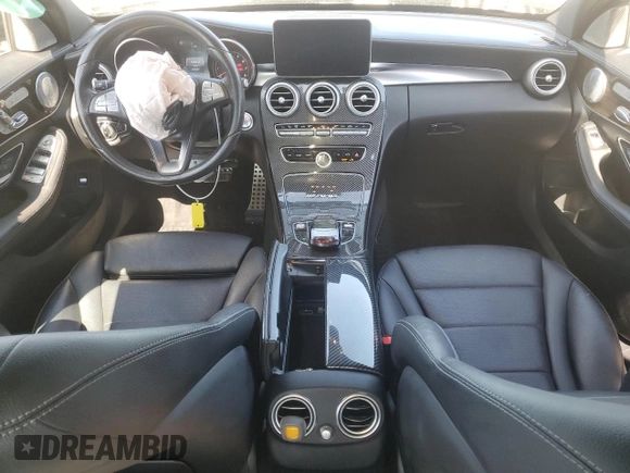 2016 Mercedes-Benz C 300 Luxury with VIN WDDWF4KB8GR167040, listed as a Copart auction lot 58181125 with 42,429 mi miles and Salvage title. Bid and sale history available at DreamBid. Image 8.