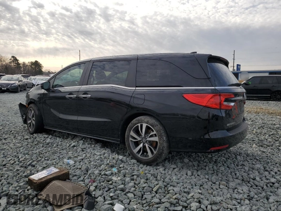 2024 Honda Odyssey Touring with VIN 5FNRL6H81RB027363, listed as a Copart auction lot 49945945 with Not Provided miles and Salvage Title. Bid and sale history available at carsss.com. Image 2.
