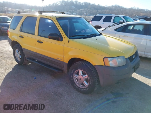 2001 Ford Escape XLS with VIN 1FMYU02191KF55561, listed as a IAAI auction lot 41650852 with 234,247 mi miles. Bid and sale history available at carsss.com. Image 1.