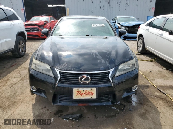 2013 Lexus GS 350 with VIN JTHCE1BL9D5017379, listed as a Copart auction lot 62955974 with 154,531 mi miles and Salvage title. Bid and sale history available at DreamBid. Image 5.