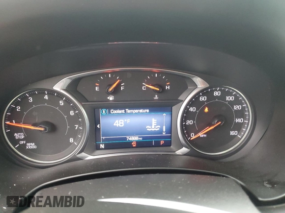 2021 GMC Terrain SLE with VIN 3GKALTEVXML369088, listed as a Copart auction lot 44967945 with 74,899 mi miles and Salvage Title. Bid and sale history available at carsss.com. Image 9.