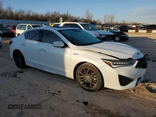2021 Acura ILX w/Premium/A-SPEC Package with VIN 19UDE2F82MA001728, listed as a Copart auction lot 46788975 with 49,698 mi miles and Salvage Title. Bid and sale history available at carsss.com. Image 4.