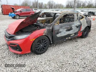2020 Honda Civic Si with VIN 2HGFC3A50LH752764, listed as a Copart auction lot 52776765 with Not Provided miles and Salvage Title. Bid and sale history available at DreamBid. Image 1.