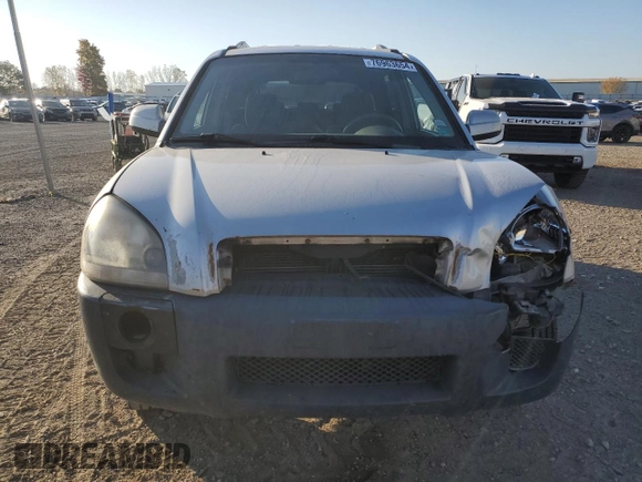 2006 Hyundai Tucson GLS with VIN KM8JN12D56U381210, listed as a Copart auction lot 76963654 with 201,608 mi miles and Salvage Title. Bid and sale history available at carsss.com. Image 5.