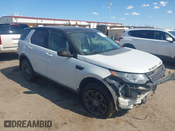 2016 Land Rover Discovery Sport HSE with VIN SALCR2BG4GH566868, listed as a IAAI auction lot 41695287 with 91,006 mi miles. Bid and sale history available at carsss.com. Image 1.