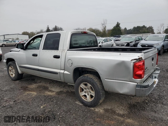 2006 Dodge Dakota SLT with VIN 1D7HE48K86S605839, listed as a Copart auction lot 78135534 with 205,283 mi miles and Salvage Title. Bid and sale history available at DreamBid. Image 2.