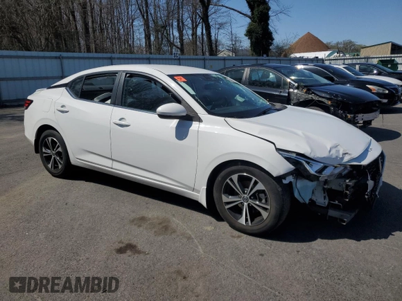 2021 Nissan Sentra SV z VIN 3N1AB8CV0MY226154, wystawiony jako Copart lot #51447225 z przebiegiem 31 292 mil mil oraz Szkoda całkowita • Salvage title. Historia ofert i sprzedaży dostępna na DreamBid. Obrazek 4.