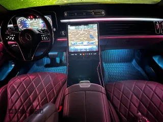 2021 Mercedes-Benz S 580 with VIN W1K6G7GB8MA039284, listed as a Copart auction lot 55825815 with 77,726 mi miles and Clean Title. Bid and sale history available at DreamBid. Image 15.
