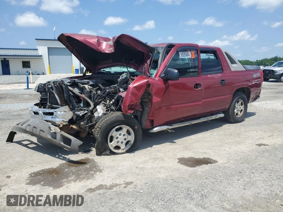 2004 Chevrolet Avalanche with VIN 3GNEC12T64G220083, listed as a Copart auction lot 59293665 with Not provided miles and Salvage title. Bid and sale history available at DreamBid. Image 1.