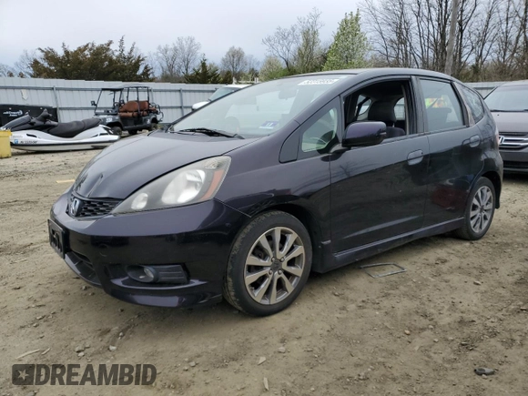 2013 Honda Fit Sport with VIN JHMGE8H55DC039541, listed as a Copart auction lot 52315935 with 93,768 mi miles and Clean Title. Bid and sale history available at carsss.com. Image 1.