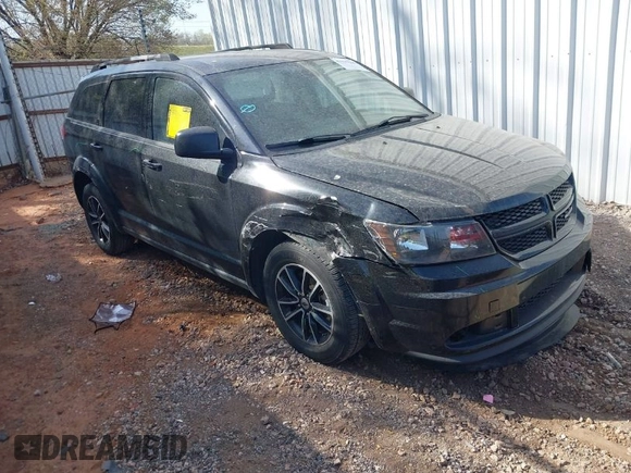 2018 Dodge Journey SE with VIN 3C4PDCAB2JT474704, listed as a IAAI auction lot 41926166 with 91,747 mi miles. Bid and sale history available at carsss.com. Image 1.