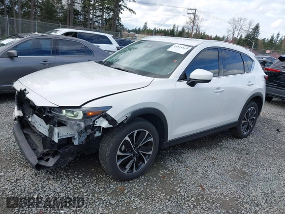 2023 Mazda CX-5 2.5 S Premium Plus Package with VIN JM3KFBEM3P0236481, listed as a IAAI auction lot 41815369 with 34,679 mi miles. Bid and sale history available at carsss.com. Image 15.