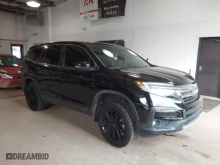 2019 Honda Pilot EX-L with VIN 5FNYF5H58KB035470, listed as a IAAI auction lot 41504510 with 100396 miles. Bid and sale history available at carsss.com. Image 1.