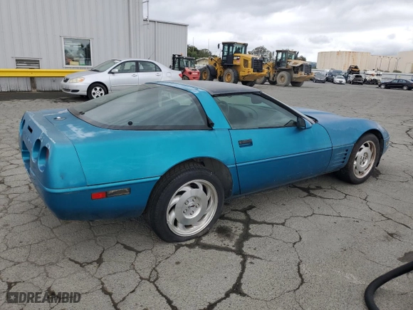 1993 Chevrolet Corvette with VIN 1G1YY23P1P5101411, listed as a Copart auction lot 53400105 with 0 mi miles and Clean Title. Bid and sale history available at carsss.com. Image 3.