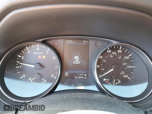2019 Nissan Rogue SL with VIN 5N1AT2MV4KC782832, listed as a Copart auction lot 48231325 with 161,899 mi miles and Non Repairable. Bid and sale history available at carsss.com. Image 9.