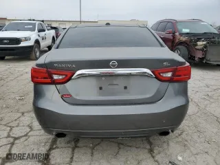 2017 Nissan Maxima SV with VIN 1N4AA6AP7HC365016, listed as a Copart auction lot 46933325 with 100,003 mi miles and Salvage Title. Bid and sale history available at carsss.com. Image 6.