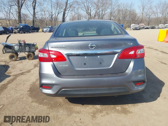 2019 Nissan Sentra SV with VIN 3N1AB7AP4KY433755, listed as a IAAI auction lot 41785490 with 81,756 mi miles and . Bid and sale history available at DreamBid. Image 16.