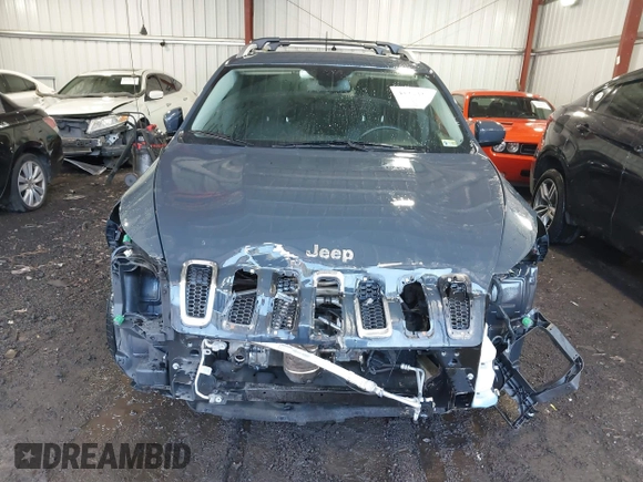 2018 Jeep Cherokee Latitude Plus with VIN 1C4PJLLX3JD573359, listed as a IAAI auction lot 41313339 with 98,981 mi miles. Bid and sale history available at carsss.com. Image 6.