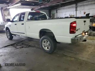 2007 Dodge Ram 2500 SLT with VIN 3D7KS28A67G834491, listed as a Copart auction lot 45046815 with 98,820 mi miles and Salvage Title. Bid and sale history available at carsss.com. Image 2.