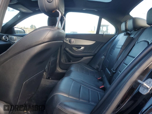 2015 Mercedes-Benz C-Class C 400 with VIN 55SWF6GB5FU010065, listed as a Copart auction lot 89392505 with 72,998 mi miles and Salvage Title. Bid and sale history available at carsss.com. Image 10.