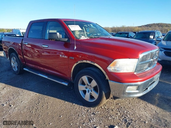 2009 Dodge Ram 1500 SLT with VIN 1D3HV13T99S718137, listed as a IAAI auction lot 40863172 with 159,564 mi miles. Bid and sale history available at carsss.com. Image 1.