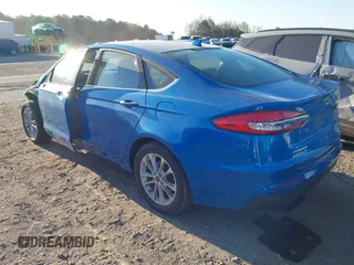 2020 Ford Fusion SE with VIN 3FA6P0HDXLR257562, listed as a IAAI auction lot 41882618 with 54,045 mi miles. Bid and sale history available at carsss.com. Image 3.