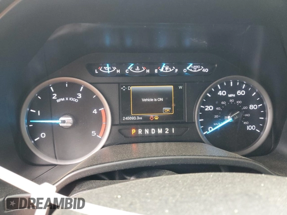 2018 Ford F-250 XL with VIN 1FT7W2BT8JEB79957, listed as a Copart auction lot 54476775 with 245,693 mi miles and Salvage title. Bid and sale history available at DreamBid. Image 9.