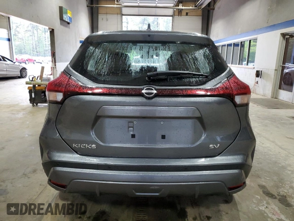 2024 Nissan Kicks SV with VIN 3N1CP5CV3RL548655, listed as a Copart auction lot 53241775 with 18,752 mi miles and Salvage Title. Bid and sale history available at carsss.com. Image 6.