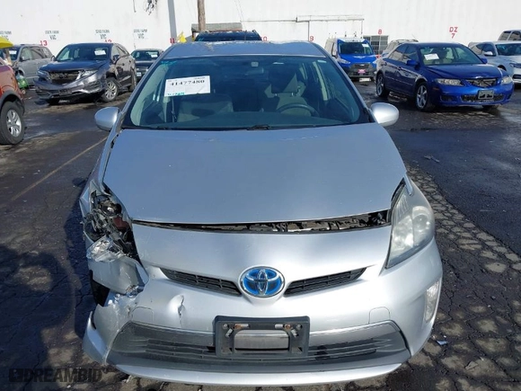 2013 Toyota Prius Plug-In with VIN JTDKN3DPXD3040321, listed as a IAAI auction lot 41477480 with 109,764 mi miles. Bid and sale history available at carsss.com. Image 12.