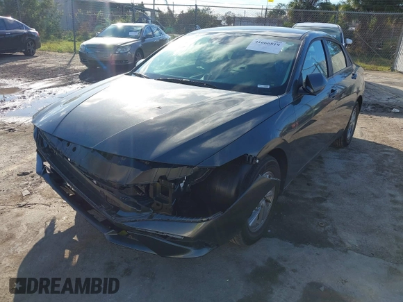 2024 Hyundai Elantra SE with VIN KMHLL4DG9RU723012, listed as a IAAI auction lot 41666819 with 6,374 mi miles and . Bid and sale history available at DreamBid. Image 2.