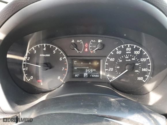 2016 Nissan Sentra SL with VIN 3N1AB7AP0GY257665, listed as a Copart auction lot 48674925 with 170,580 mi miles and Salvage Title. Bid and sale history available at carsss.com. Image 9.