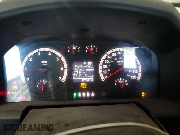 2012 Ram 2500 ST with VIN 3C6TD5CT2CG324367, listed as a Copart auction lot 57060715 with 272,509 mi miles and Salvage title. Bid and sale history available at DreamBid. Image 9.