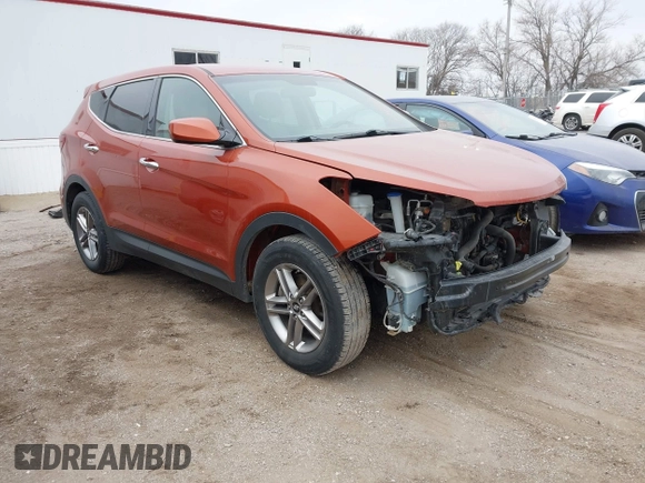 2017 Hyundai Santa Fe 2.4L z VIN 5XYZT3LB3HG498472, wystawiony jako IAAI lot #41483416 z przebiegiem 91 894 mil mil oraz . Historia ofert i sprzedaży dostępna na DreamBid. Obrazek 1.