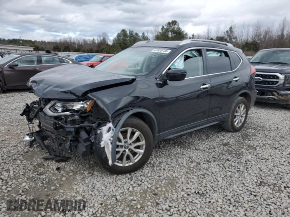 2018 Nissan Rogue SV with VIN KNMAT2MV3JP604860, listed as a Copart auction lot 47820735 with 124,650 mi miles and Salvage Title. Bid and sale history available at carsss.com. Image 1.