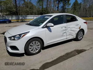 2021 Hyundai Accent SE with VIN 3KPC24A63ME147895, listed as a Copart auction lot 48693865 with 79,738 mi miles and Salvage Title. Bid and sale history available at carsss.com. Image 1.
