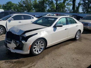 2014 Cadillac CTS Luxury RWD with VIN 1G6AR5S36E0153054, listed as a Copart auction lot 55333344 with 115,078 mi miles and Salvage Title. Bid and sale history available at carsss.com. Image 1.