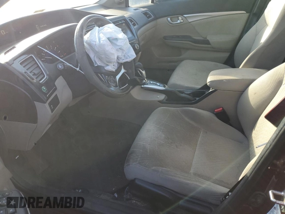 2014 Honda Civic Sedan EX with VIN 2HGFB2F81EH522685, listed as a Copart auction lot 84712914 with 91,501 mi miles and Salvage Title. Bid and sale history available at carsss.com. Image 7.